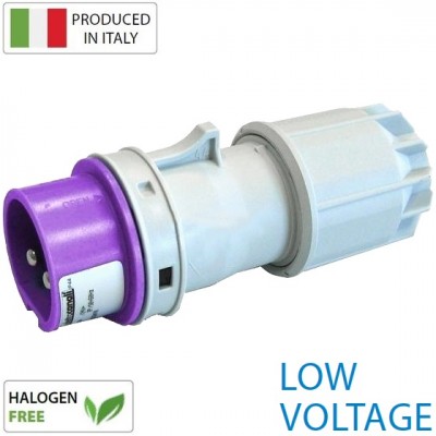 Βιομηχανικό Φις Αρσενικό 16A 3P 24V AC IP67 Low Voltage EC69473